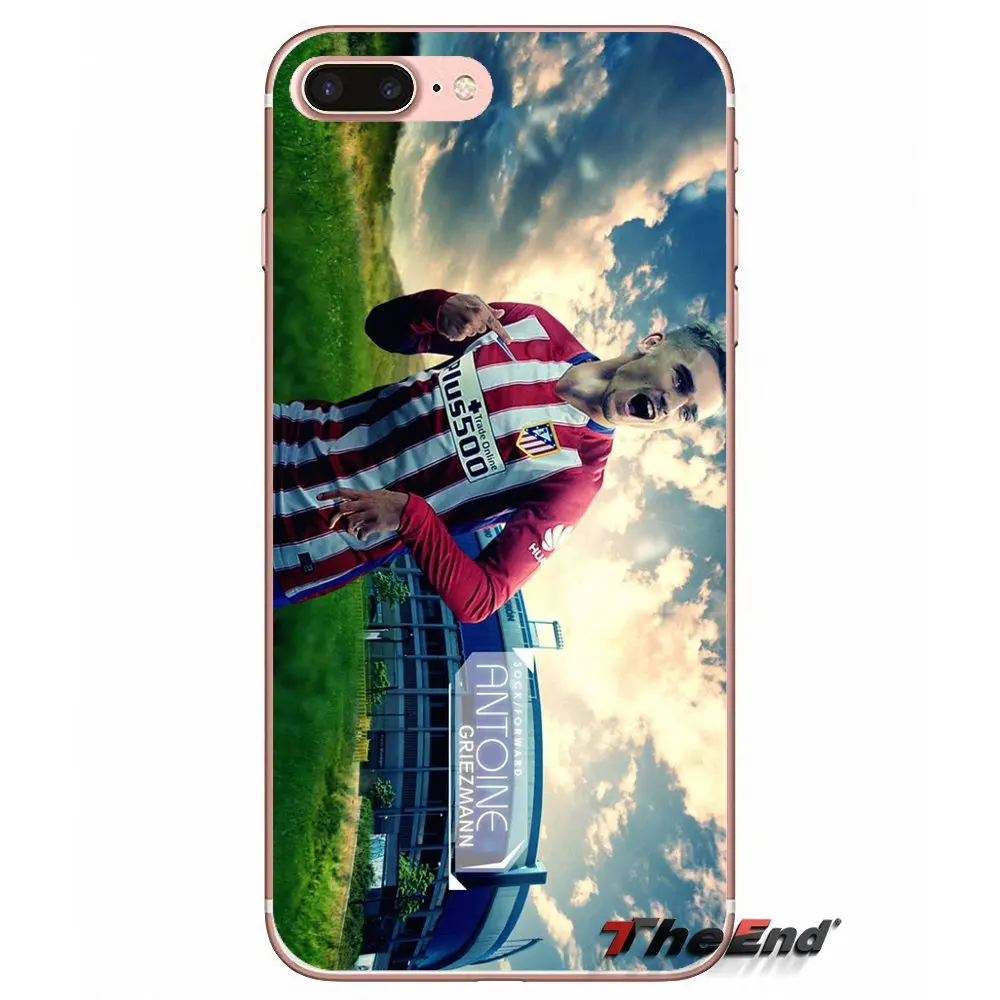 Антуан Гризманн Франция футбол мягкий чехол для Apple iPhone X 4 4S 5 5S SE 5C 6 6S 7 8 Plus 6Plus 7plus