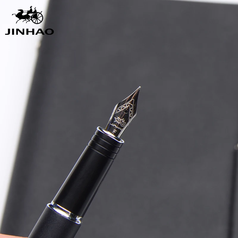 Роскошная перьевая ручка Jinhao матовая средняя чернильная авторучки высокого