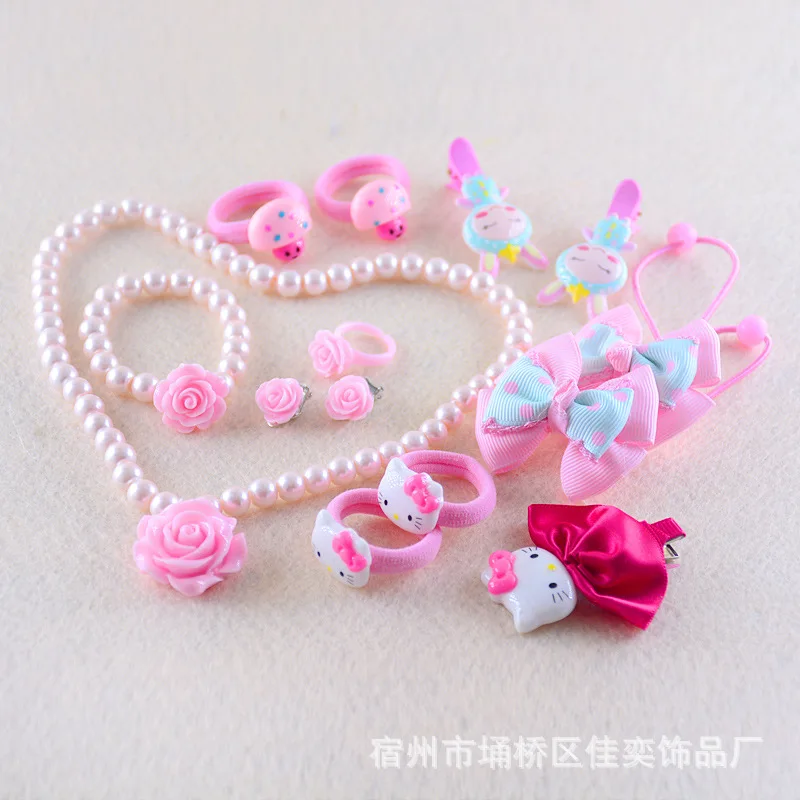 Hello kitty Аксессуары для волос El Cabello аксессуары для женщин резинка на голову Детские аксессуары для волос заколка