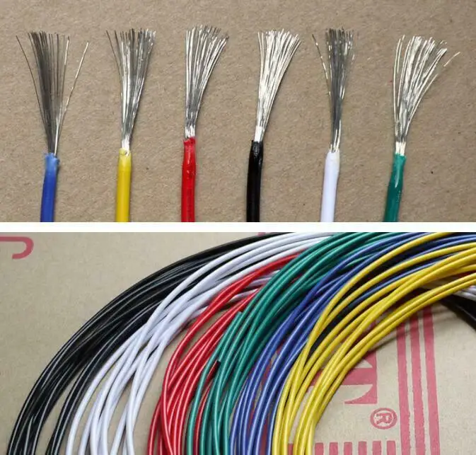 16 ~ 30AWG UL1007 розовый электронный провод гибкий многожильный кабель Оловянная медь