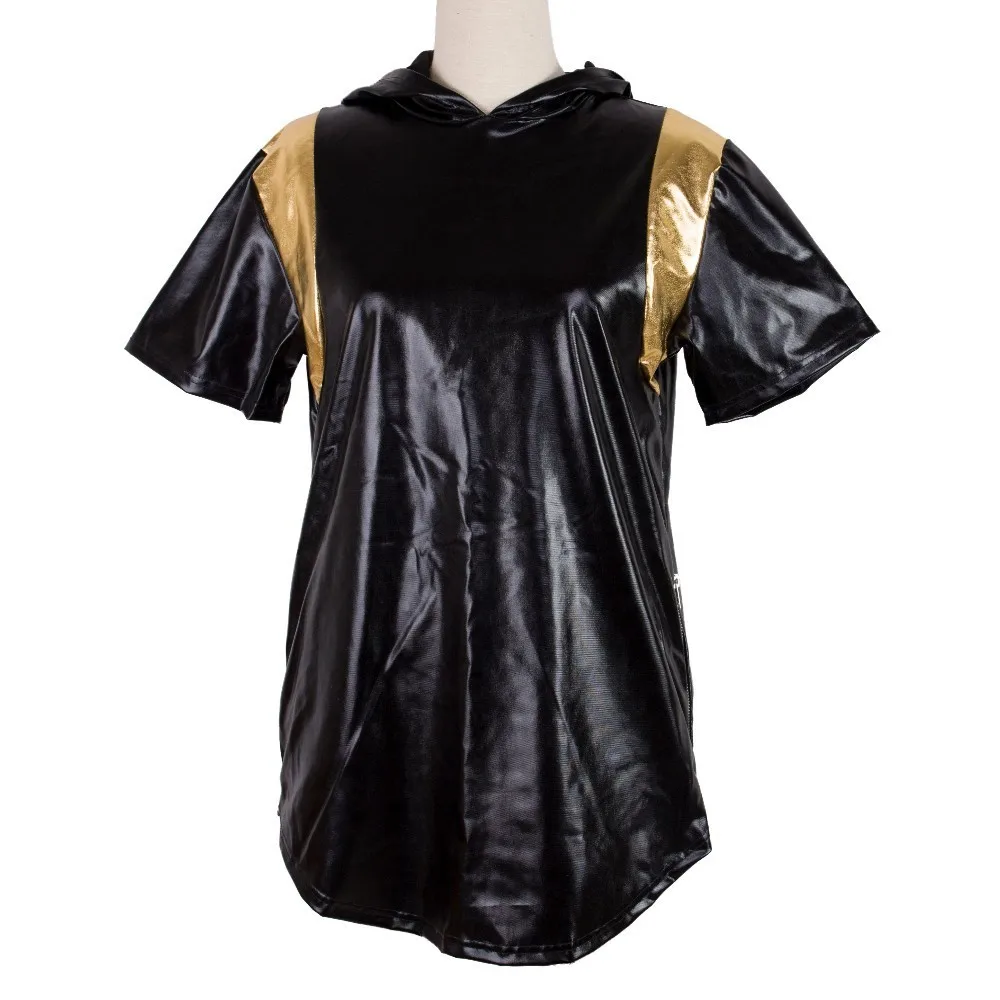 Футболка Heroprose мужская с боковой молнией модная тенниска в стиле хип хоп платье