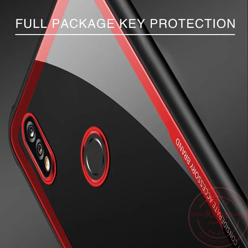 Rzants чехол для телефона huawei Nova 3i прозрачная задняя + ТПУ Край Грязезащищенная