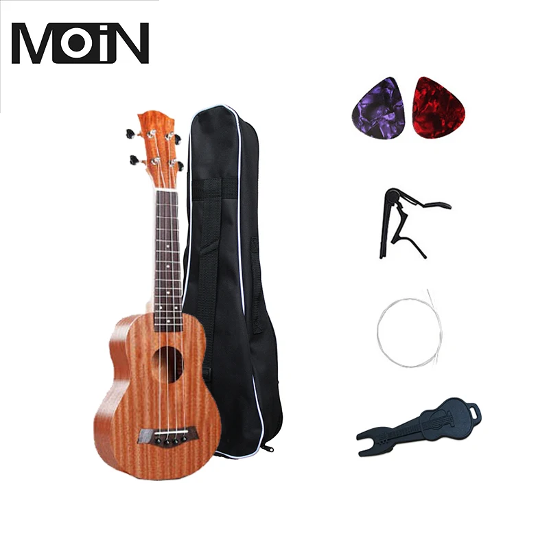 Сопрано укулеле 21 дюймов Ukelele 4 строки липа гриф Акустическая гитара Музыкальные