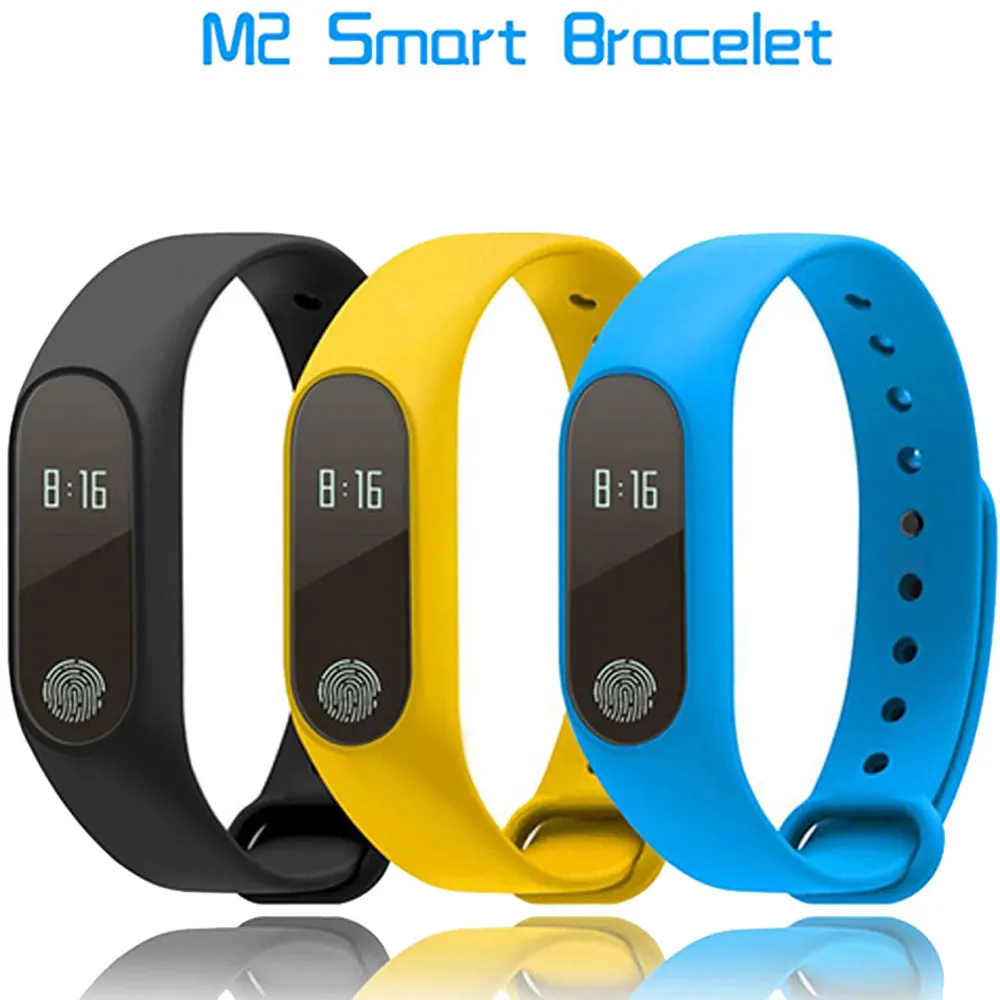 M2 умный Браслет OLED экранная полоса трекер физической активности Смарт-часы Bluetooth
