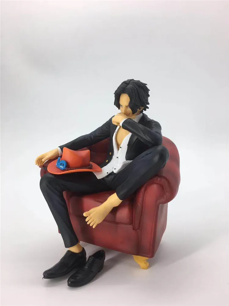 Высота каблука 16 см Обувь с рисунками из японского аниме one piece Portgas D Ace сидя версия