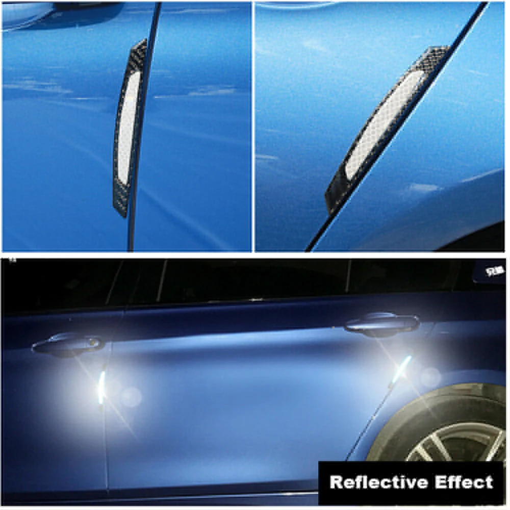 Автомобильная Светоотражающая наклейка на дверь 4 шт./компл. теплое отражающее