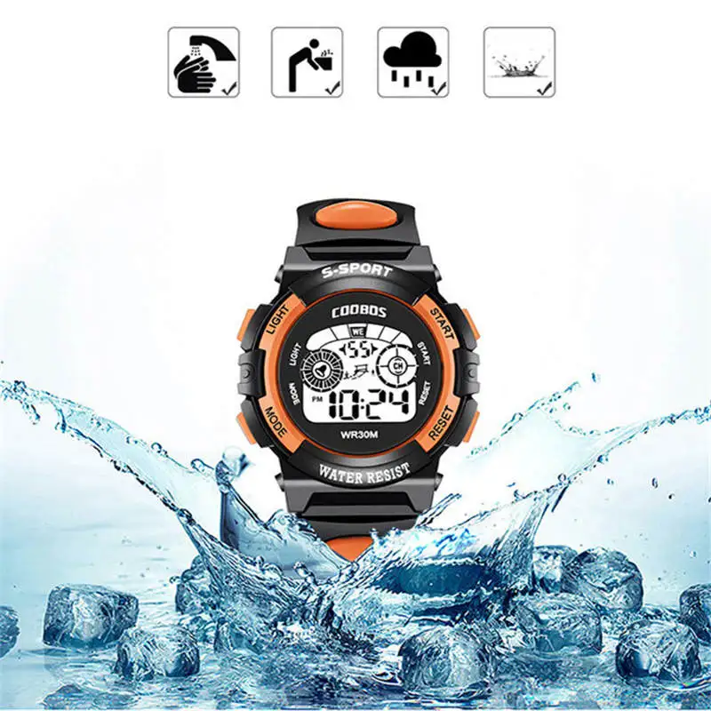 Водонепроницаемые часы детские CoolBoos брендовые сертифицированные наручные для