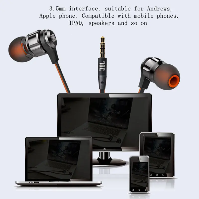 JBL оригинальные T180A Модные лучшие басовые стереонаушники для Android iOS мобильный