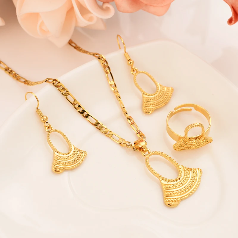 Ручная работа кристальная сумка ожерелье серьги золотой цвет ювелирный набор PNG