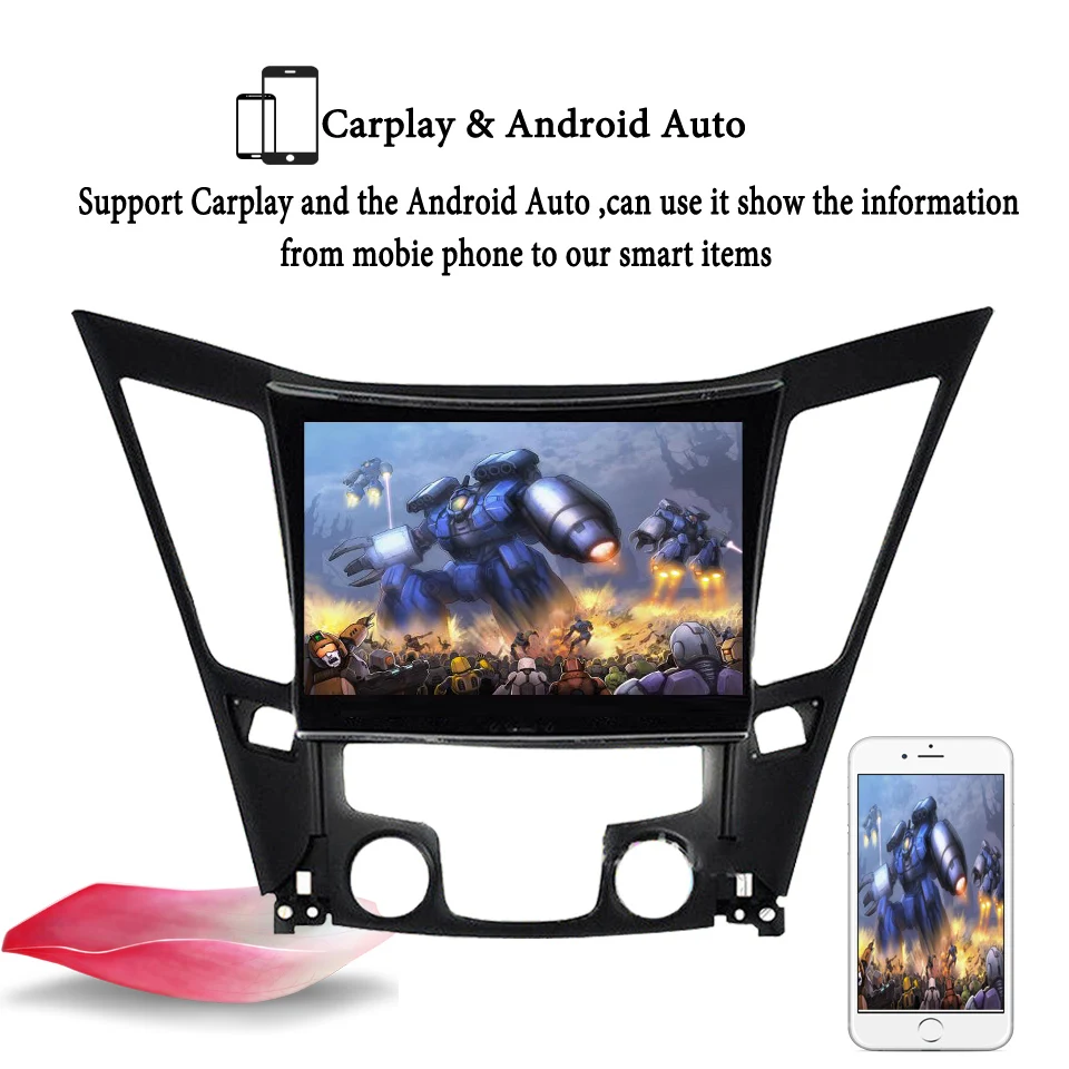 

9'' Octa Core 6+128G Android 10.0 Car GPS Navigation for HYUNDAI SONATA I40 I45 I50 YF 2011- radio DVD Multimedia Audio Video