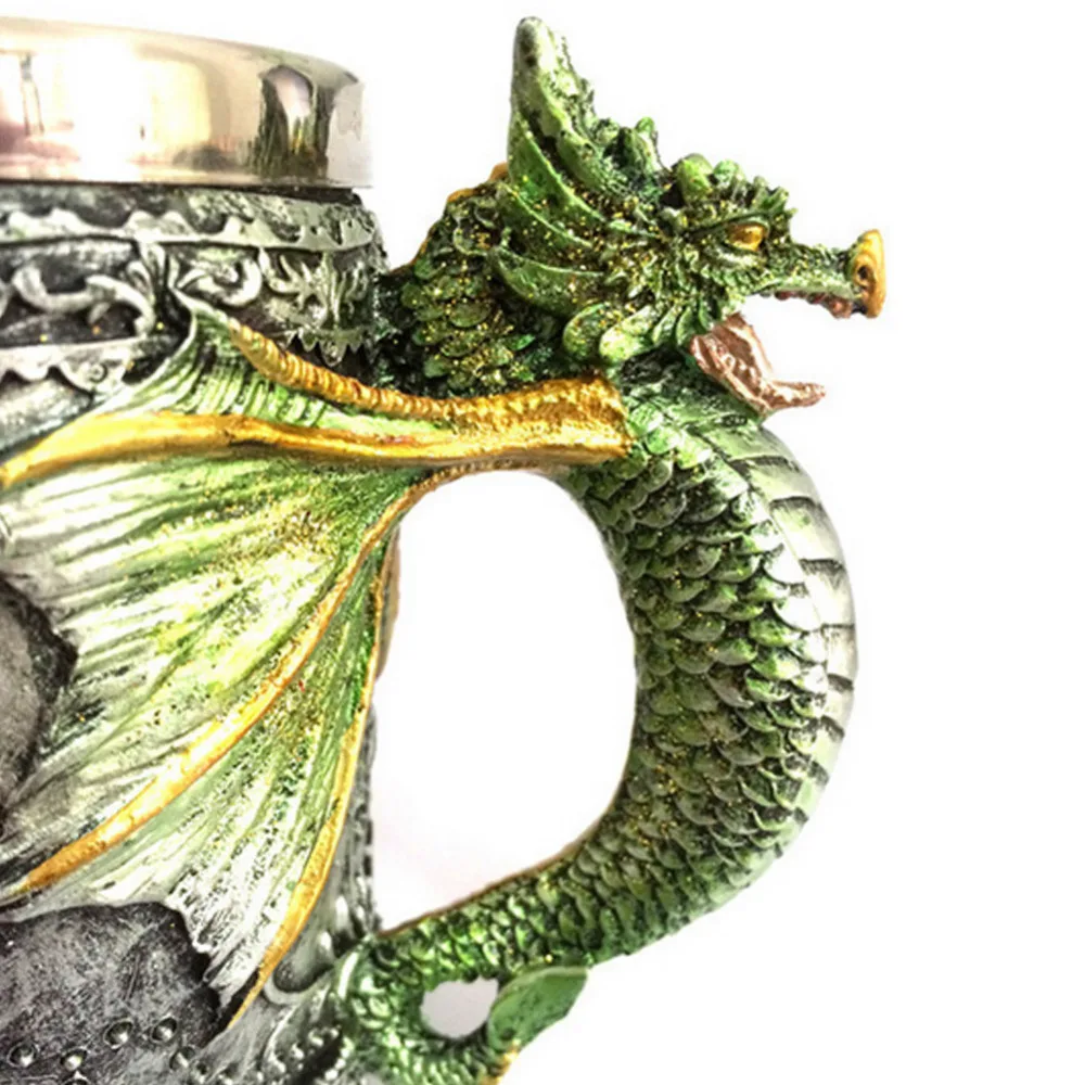 1 шт. Ретро Королевский Дракон кружка Змеиный средневековый коллекционный Штайн