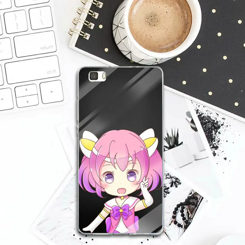 Soft Silicon Phone Case for Huawei P8 P9 P10 P20 Lite Mate 10 Pro Y5 Y6 II Y7 Honor 6X 7X 9 Shell Behind Glass Anime Lock Screen |