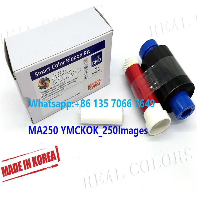 Цветная лента MA250 ymchou совместима с принтерами Magicard Enduro Rio Pro id card | Компьютеры и