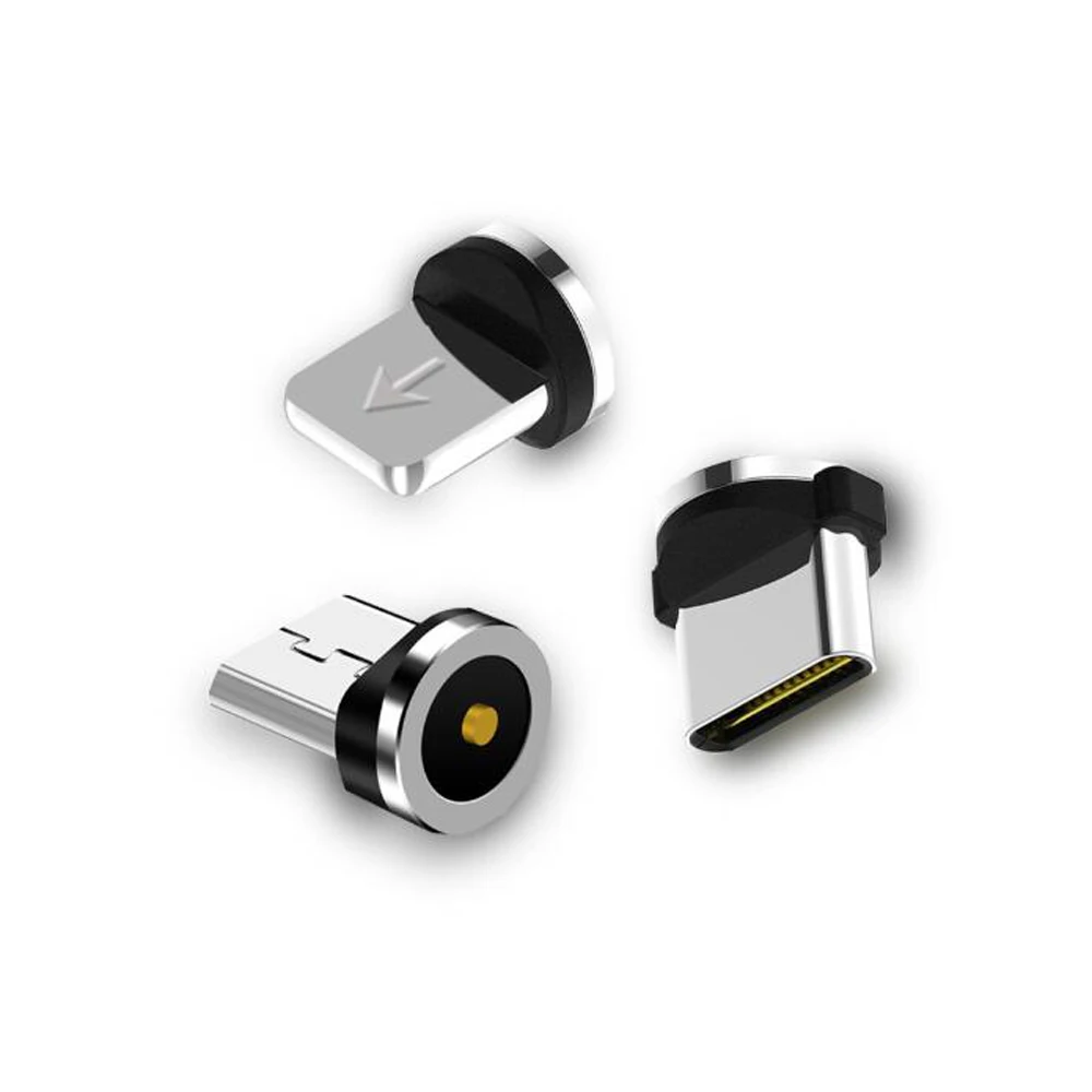 Магнитный Кабель с разъемом типа C Micro USB 8 pin адаптер для быстрой зарядки телефона