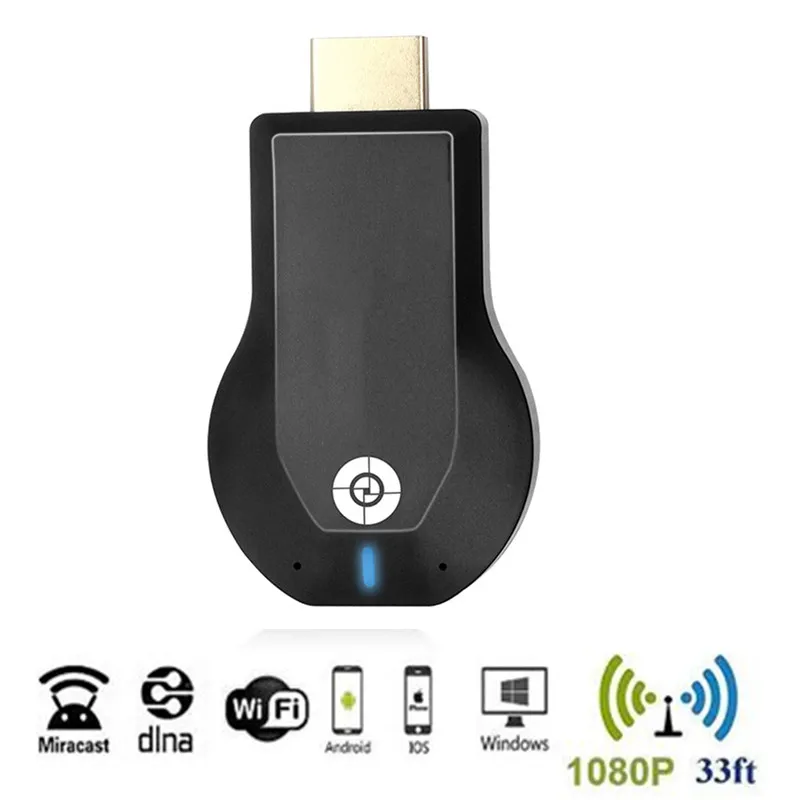 Anycast M2 Plus Ezcast Miracast AirPlay хром любой литой самоклеющийся интерфейс для ТВ Wifi Дисплей