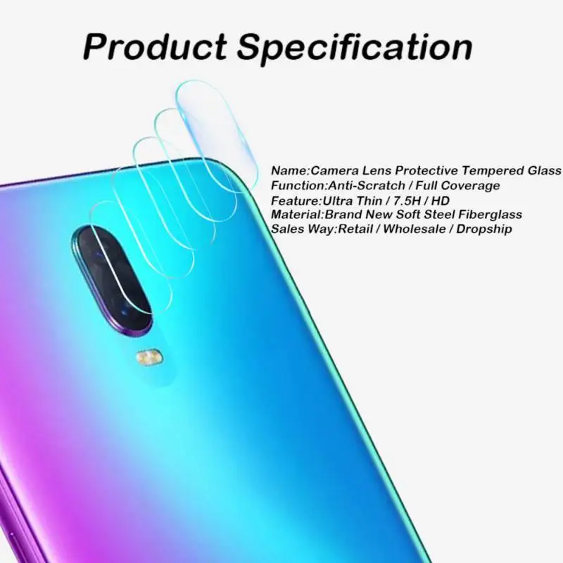 Закаленное стекло пленка для объектива задней камеры OPPO R17 R15 Dream Защитная
