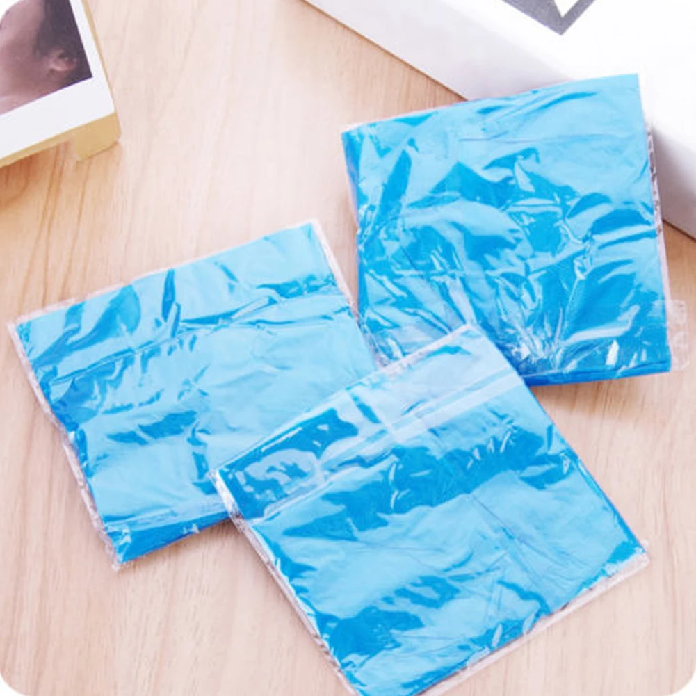 5 пар водонепроницаемых толстых пластиковых одноразовых чехлов для обуви из