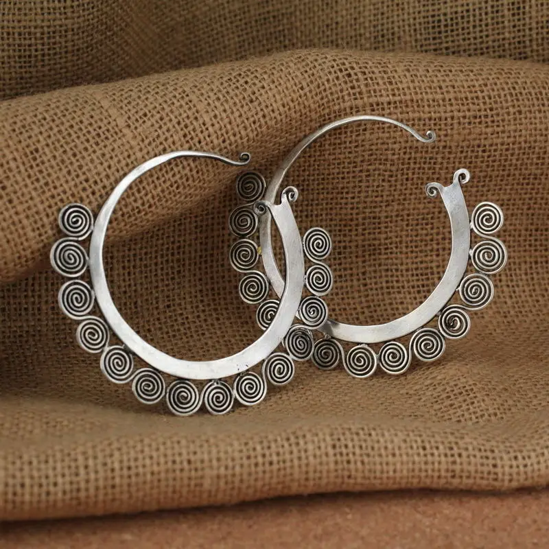 

ETHNIC TRIBAL MIAO HANDMADE EARRINGS