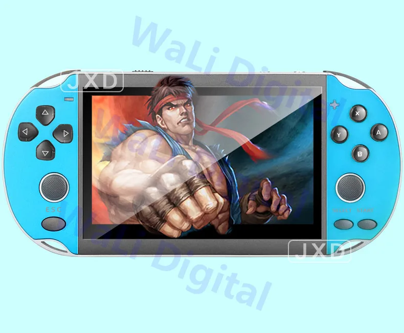 Классная 4,3 дюймовая цветная игровая консоль 40 ГБ, встроенная в 7500, игра для ps1/gg/cps/neogeo/gba/gbc/GB/snes/nes/sega, видео игровая Консоль MP4