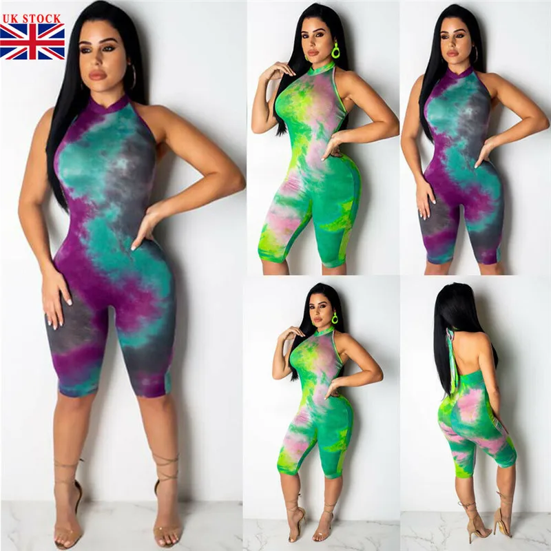 

Women Jumpsuit Summer Vocation Playsuits Ladies Clubwear Bandage Backless Sexy Jumpsuits