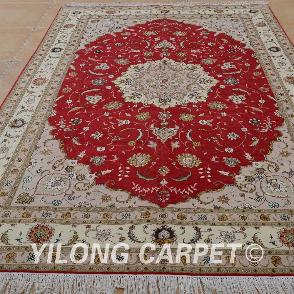 Yilong 6'x9' восточные персидские Шерстяные Толстый ковер Продажа Изысканные