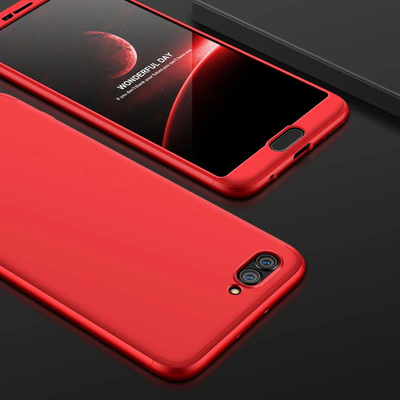 Чехол для Huawei honor V10 жесткий чехол с полной защитой на 360 градусов противоударный 3