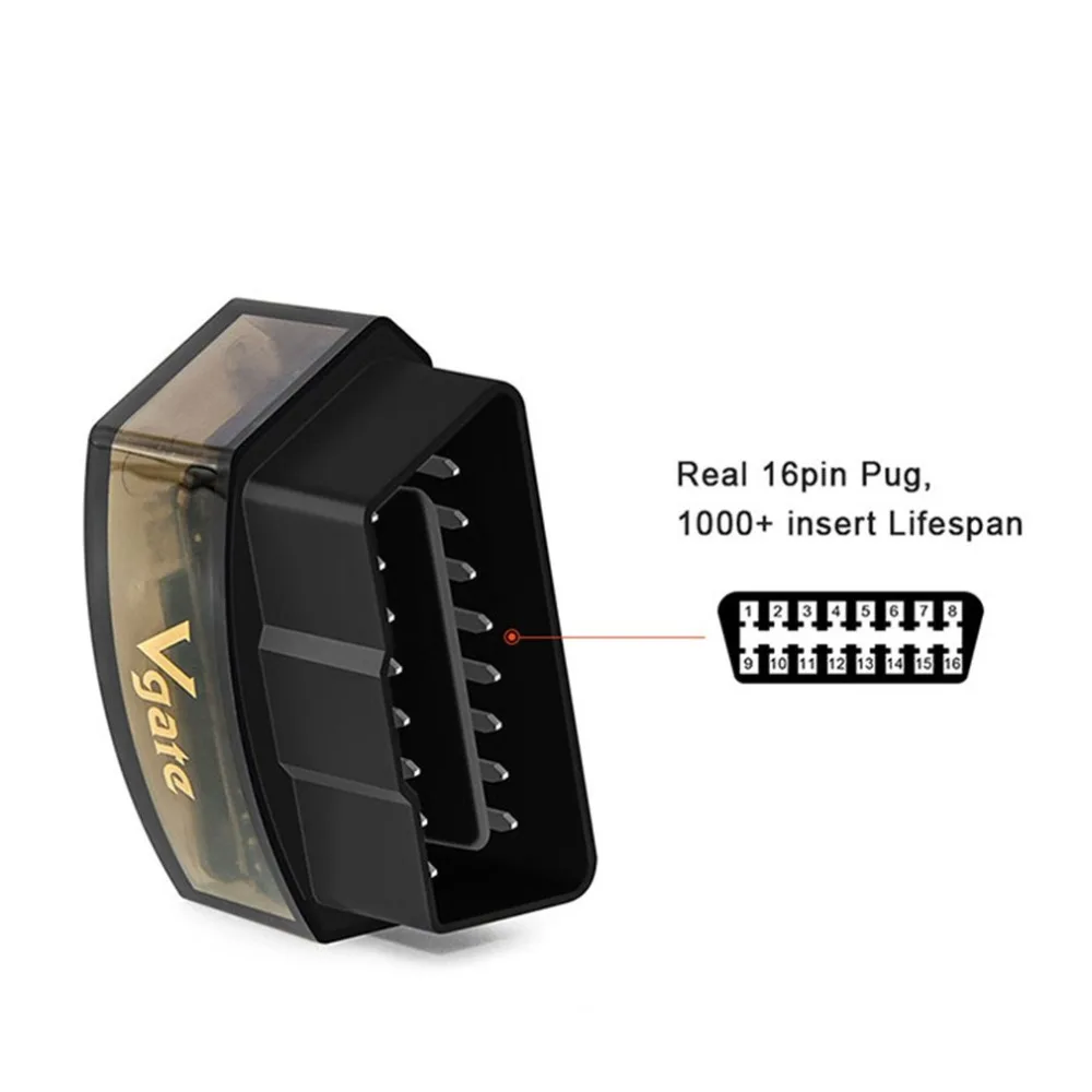 Vgate Icar Pro Bluetooth/Bluetooth 4,0 низкая мощность умный сон Obd2 автомобиль Detectorvgate Icar Pro Bluetooth 4,0 Obd2 автомобильный инструмент сканирования