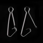 50pcsStainless Сталь рыболовный крючок крепится рыболовный крючок линия соединитель море океан Поворотный Кнопки завальцовки рыболовный инструмент