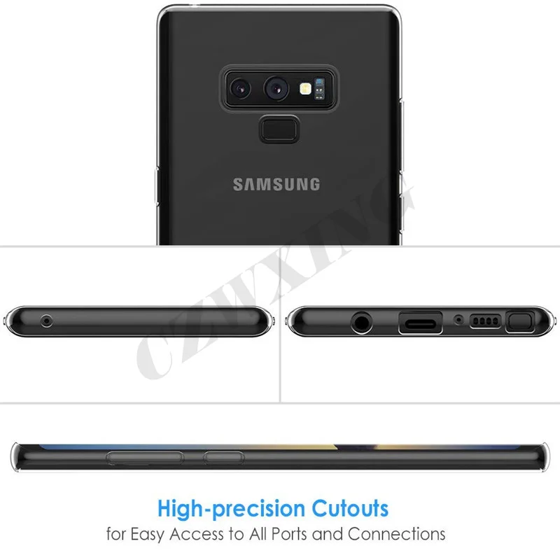 For Samsung Galaxy Note 9 Case Soft Silicone Back Cover Phone Note9 N960F |