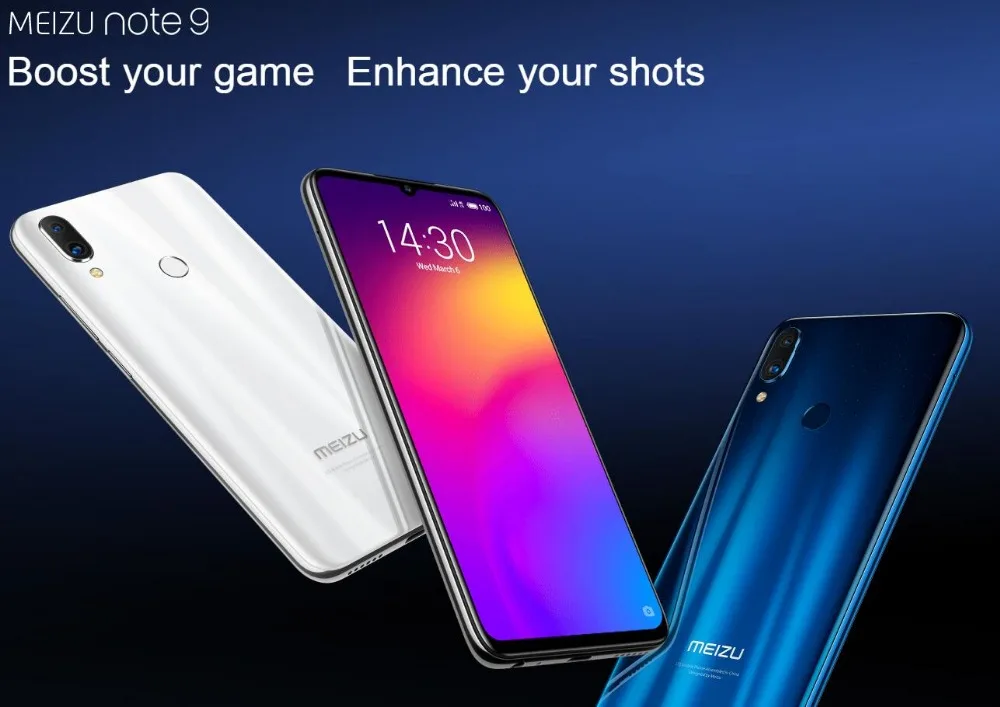 Подлинный Мобильный телефон Meizu Note 9, 6 ГБ, 64 ГБ, 48 Мп+ 20 Мп камера, аккумулятор 4000 мАч, 6,2 дюйма, мобильный телефон Snapdragon 675, отпечаток пальца