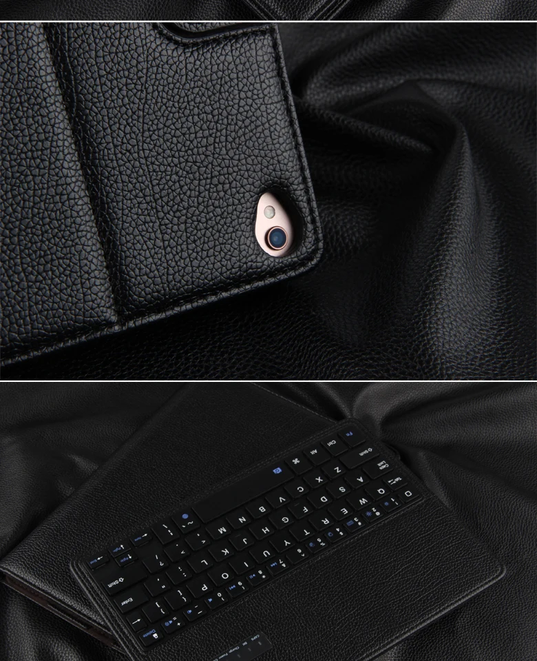 Портфель Folio PU кожаный чехол для IPad Pro 12,9 магнитно съемный ABS покрытие клавиатуры Bluetooth Funda+ Flim