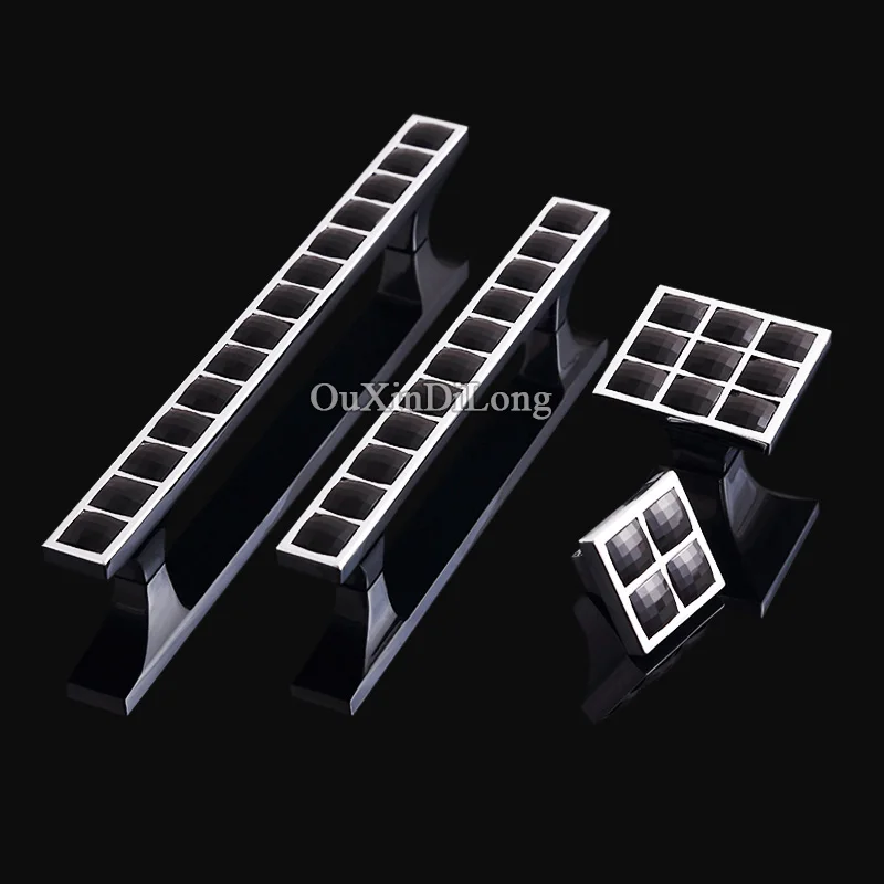 

Top Designed 10PCS European Inlaid Crystal Kitchen Door Furniture Handle Cupboard Drawer Wardrobe Cabinet Pulls Handles & Knobs