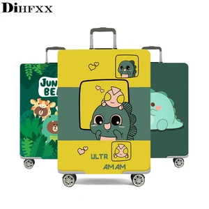 DIHFXX эластичный толстый Чехол для багажа, чехол для багажника, подходит для 18-32 дюймов, чехол для костюма, защитный чехол, дорожный аксессуар