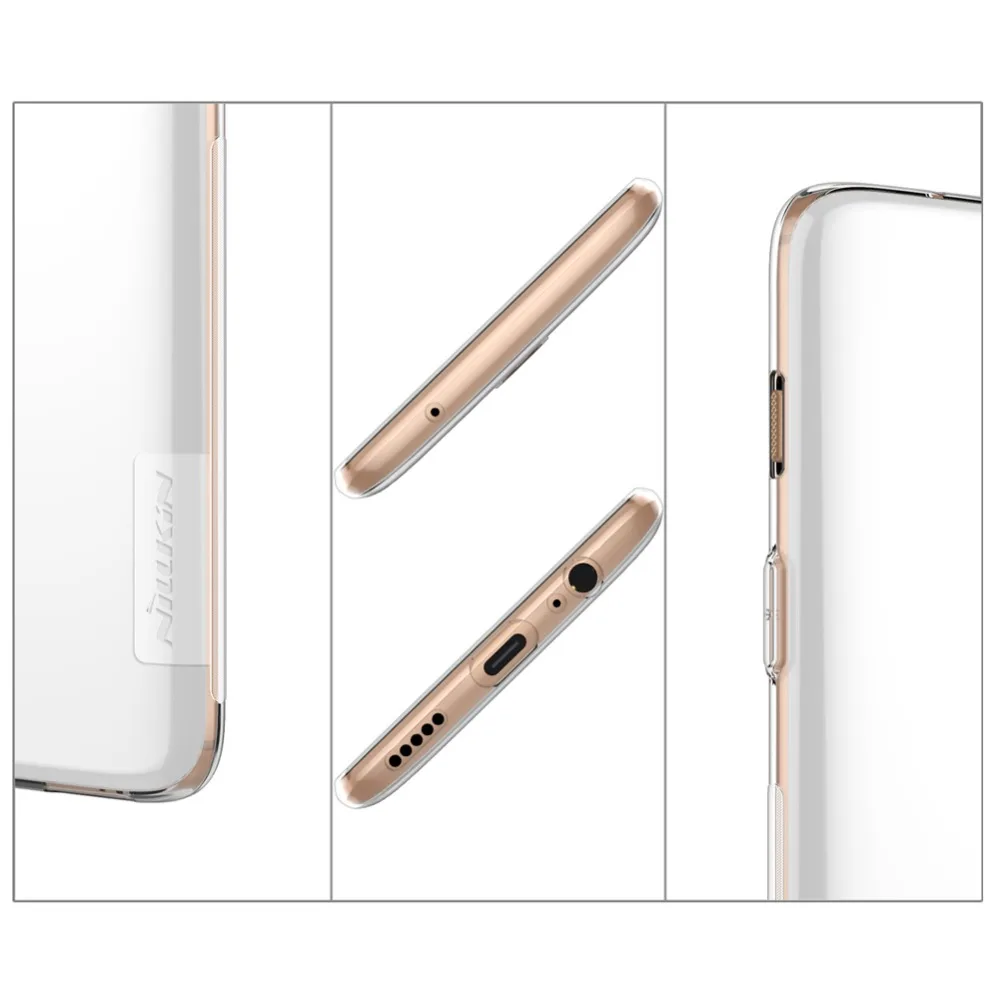 Чехол для Oneplus 7 Pro, прозрачный силиконовый чехол Nillkin из серии "Природа", Чехол для Oneplus 7 7T 5T 5 6T