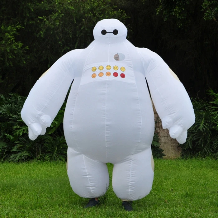 Надувной костюм на Хеллоуин Большой Герой 6 Baymax вечерние костюмы для косплея