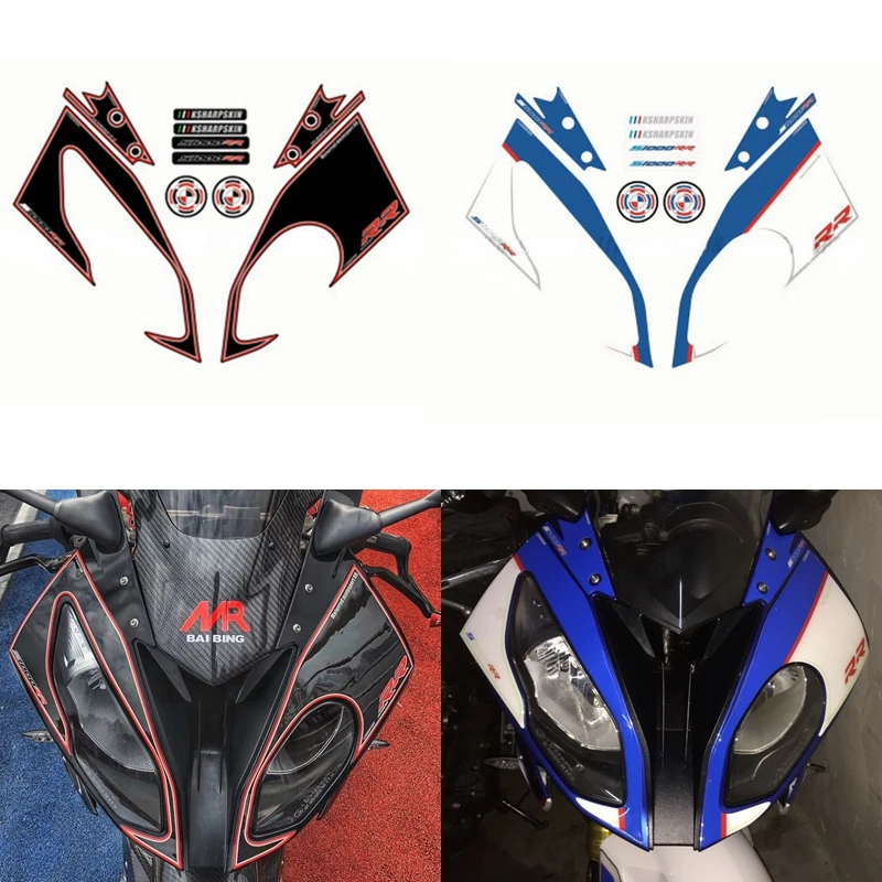 Для BMW S1000RR S1000 RR 2015 2017 мотоциклетная наклейка 3d fibre groove протектор|Наклейки и
