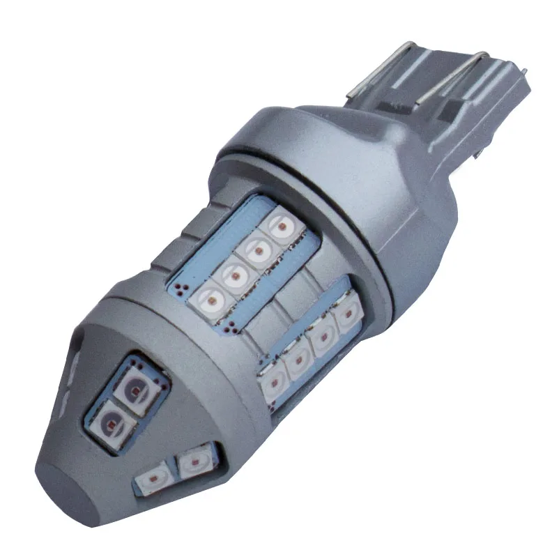 1 шт. T20 7443 W21/5 Вт супер яркий 30 SMD 3030 светодиодный автомобиль хвост лампы 21/5