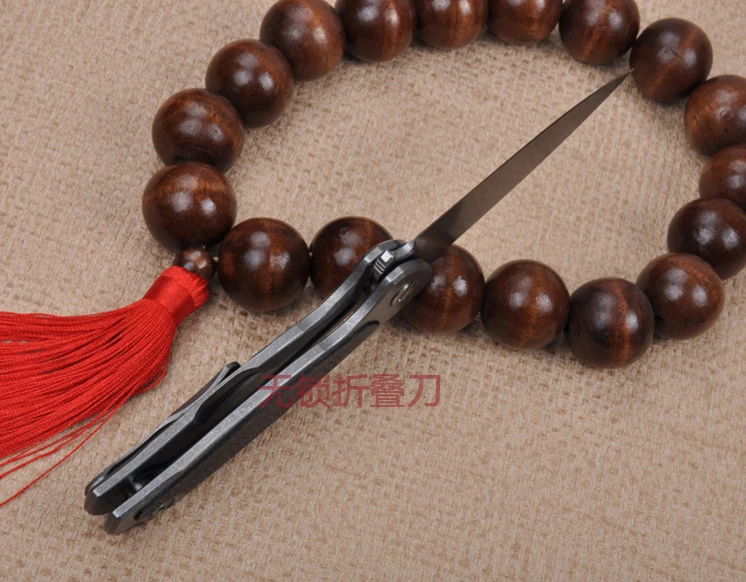 Высокое качество открытый D2 лезвия карманный Кемпинг Охотничьи ножи TC4 Ручка