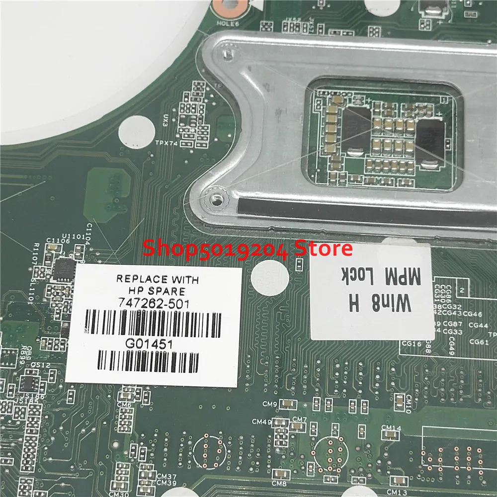 Материнская плата 747262-501 749341-501 для HP Pavilion 14D 14-D 240 246 G2 материнская ноутбука SLJ8E HM76 |