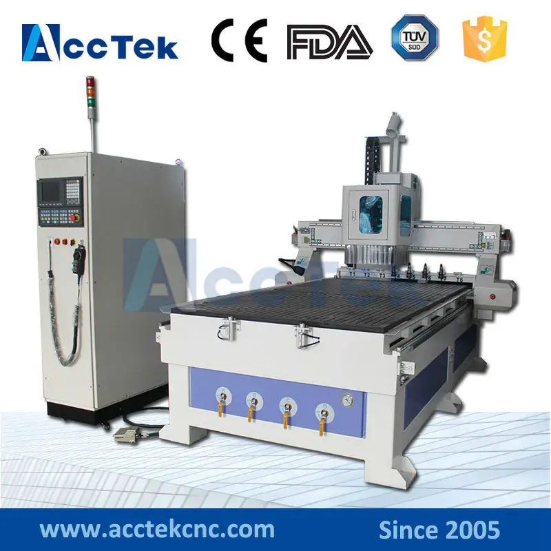 Jinan ACCTEK высокоскоростной фрезерный станок с ЧПУ AKM1325C для гравировки и резки
