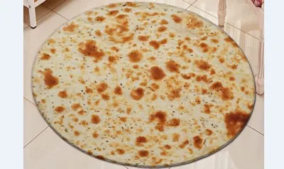 Pattern A Печенье тортилия пледы одеяло Новинка одеяло Taco Tortilla забавные пляжные полотенца круглый буррито пляжное полотенце пиццы одеяло - Цвет: Pattern A