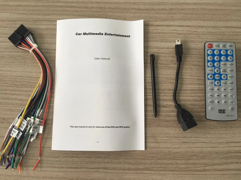 Универсальный Автомобильный dvd плеер аудио Радио стерео FM USB/SD Bluetooth/ТВ с Рулевого