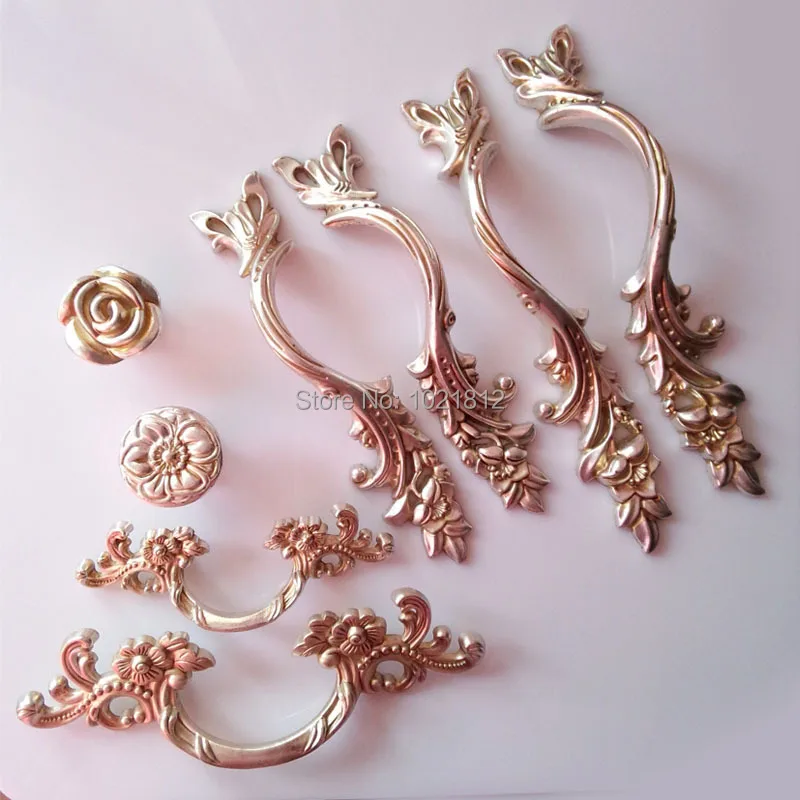 Античное серебро шкаф для одежды Шкаф Кабинет ручки шкафа Garderobe комод Ящик Ручка