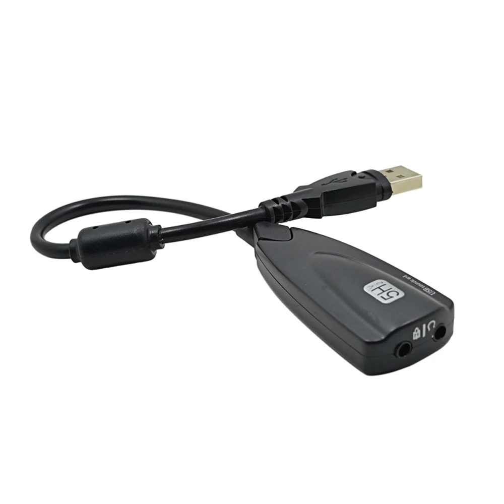 Профессиональная Антимагнитная внешняя звуковая карта USB 5HV2 разъем 7 1 3D 3 5 аудио