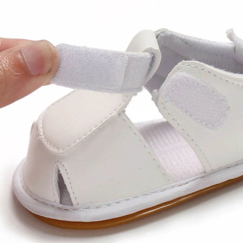 

Summer Newborn Baby Shoes Boy Breathable Anti-Slip Hollow Design Shoes Toddler Soft Soled First Walkers Shoes 0-18M