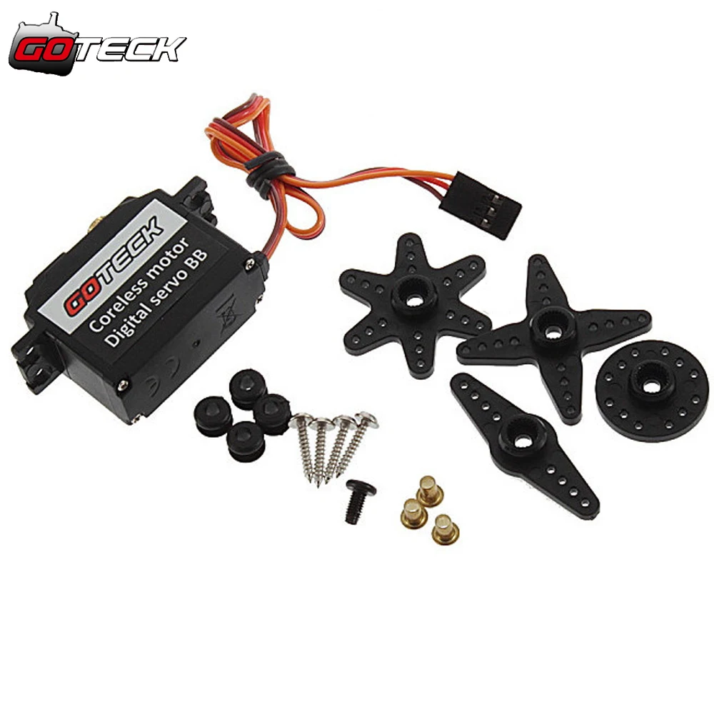 GOTECK 9257 GS 9257MG металлический сервопривод цифровой Замок задний для вертолета Trex 450