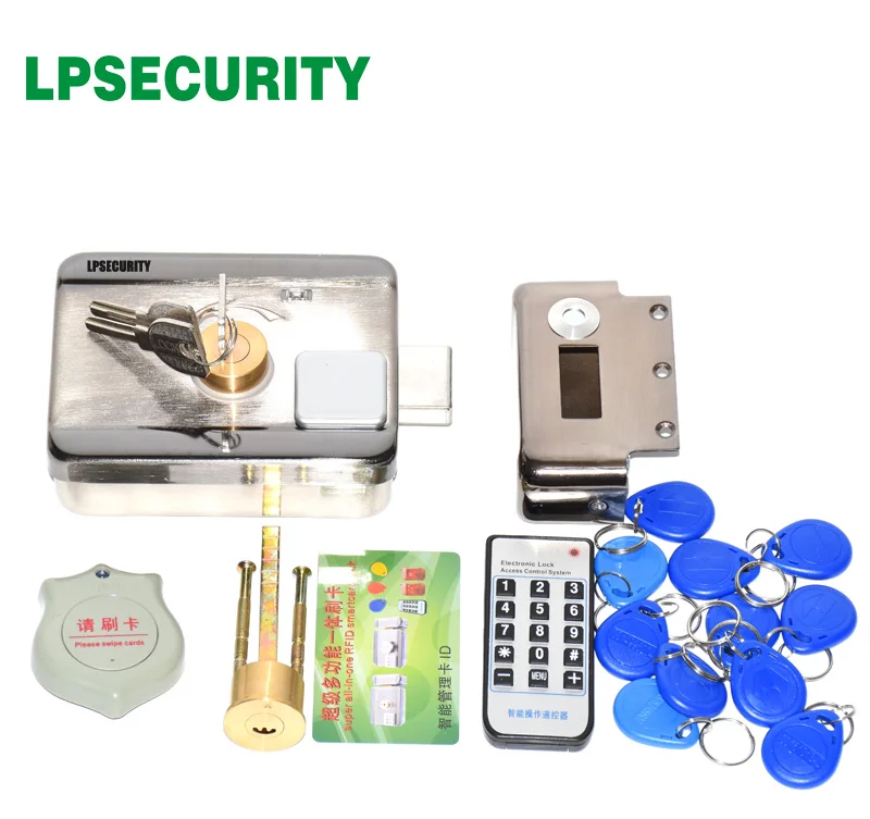 12VDC ворота двери электрический замок RFID интегрированный бесшумный Интерком