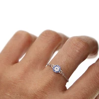zircon rings for women wedding jewelry fashion engagement ring fashion round disco eye charm cz unique female gift jewelry