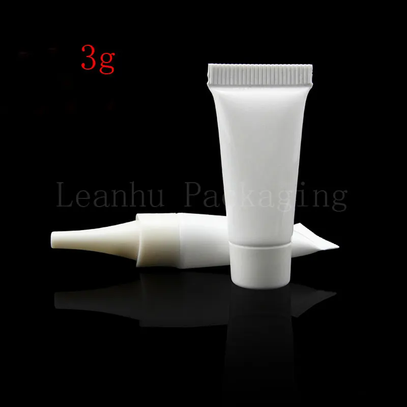 

3 мл косметический шланг для ухода за кожей, 3g эссенция крем для глаз наполнение бутылки, упаковка образцов (100 шт./лот)