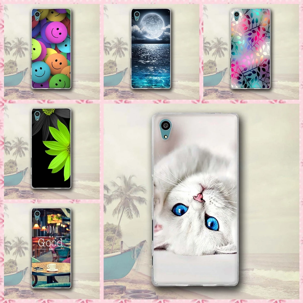 Чехол для Sony Xperia Z5 E6003 E6633 E6653 E6683 тонкий мягкий чехол из ТПУ | Мобильные телефоны и